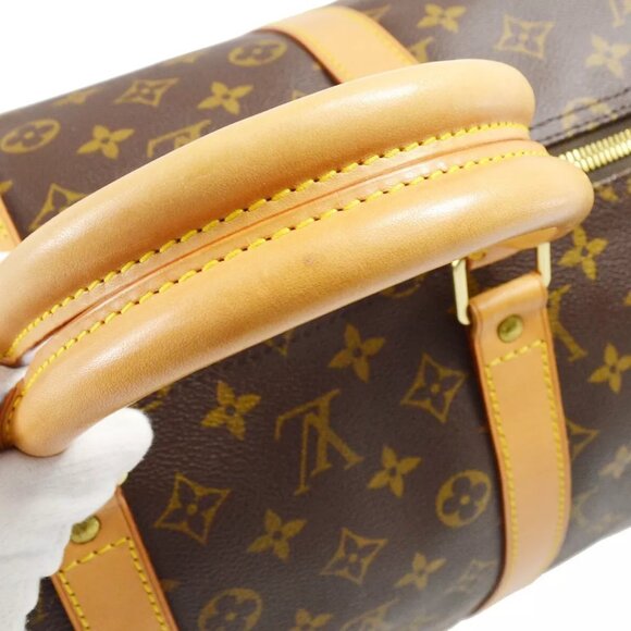 Louis Vuitton Monogram Keepall 55 Travel Duffle Handbag - Picture 4 of 10